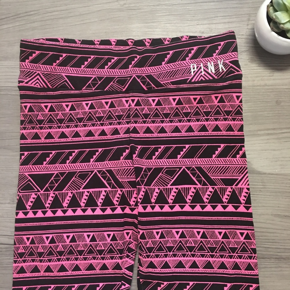 VS PINK Tribal Print Leggings Bedazzled
